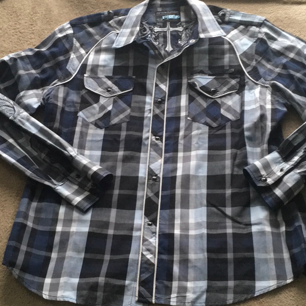 Men’s Pop Icon Western Snap Shirt (XL)